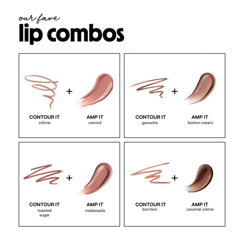 Amp (K)It by Point of View Beauty: Lip Liner + Gloss Bundle